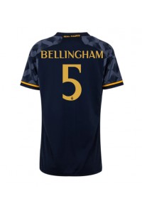 Real Madrid Jude Bellingham #5 Voetbaltruitje Uit tenue Dames 2023-24 Korte Mouw